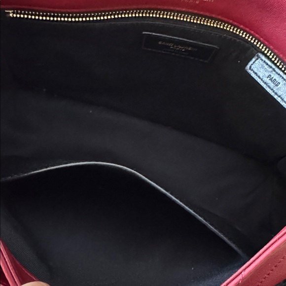Saint Laurent RARE Burgundy Niki Medium Leather Bag with Gold Tone Hardware - Picture 14 of 17
